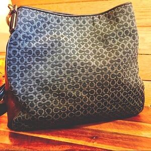 Coach Signature Three Compartment Shoulder Bag